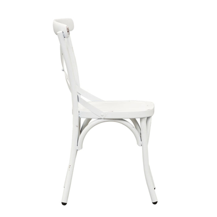 Liberty Furniture | Casual Dining X Back Side Chairs - Antique White in Richmond,VA 12486