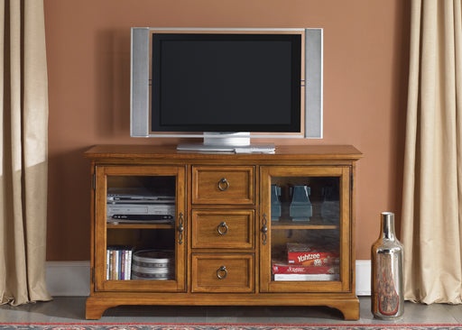Liberty Furniture | Entertainment TV Console - 54 Inch - Oak in Washington D.C, NV 1450