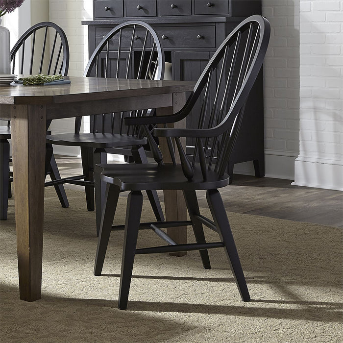 Liberty Furniture | Dining Windsor Back Arm Chairs - Black in Richmond Virginia 10932