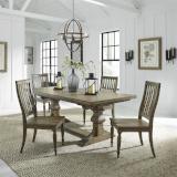 Liberty Furniture | Dining 5 Piece Trestle Table Set in Baltimore, Maryland 7746
