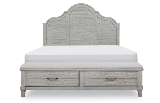Legacy Classic Furniture | Bedroom Arched Panel Bed King w/ Storage Footboard in Annapolis, Maryland 11371