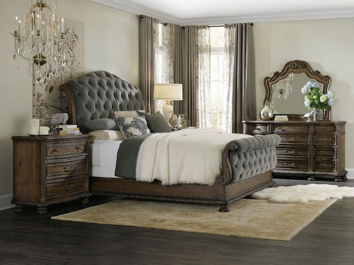 Hooker Furniture | Bedroom King Tufted Bed 5 Piece Set in lynchburg, Virginia 1704