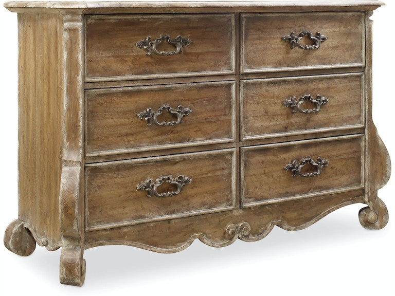 Hooker Furniture | Bedroom Queen Upholstered Mantle Panel Bed 5 Piece Bedroom Set in Lynchburg, Virginia 1010