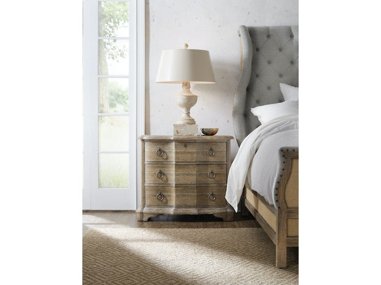 Hooker Furniture | Bedroom Bastogne Three-Drawer Nightstand in Lynchburg, Virginia 0464