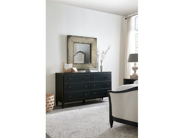 Hooker Furniture | Bedroom Cal King Upholstered Bed- Black 5 Piece Set in Winchester, Virginia 1178