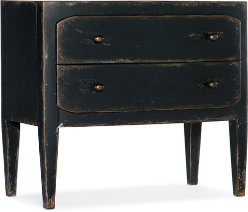 Hooker Furniture | Bedroom Two-Drawer Nightstand- Black in Winchester, Virginia 1058