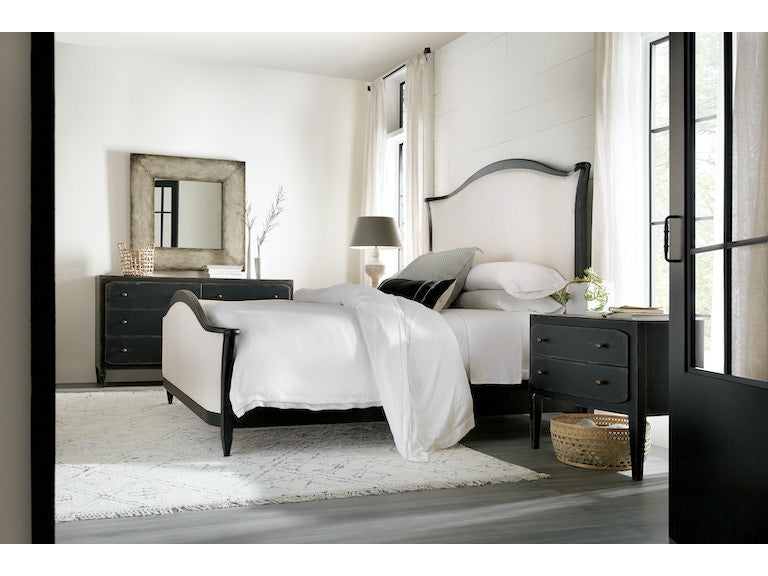 Hooker Furniture | Bedroom Queen Upholstered Bed- Black 5 Piece Set in Richmond,VA 1159