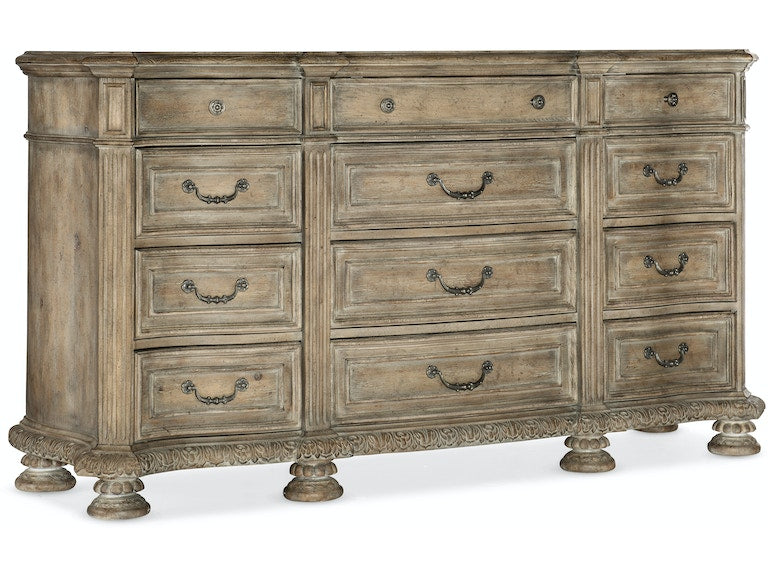 Hooker Furniture | Bedroom Twelve Drawer Dresser & Mirror in Richmond,VA 0656