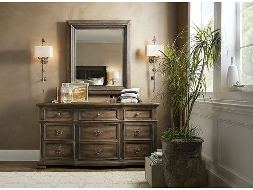 Hooker Furniture | Bedroom Williamson Nine-Drawer Dresser & Mico Mirror in Lynchburg, Virginia 1249