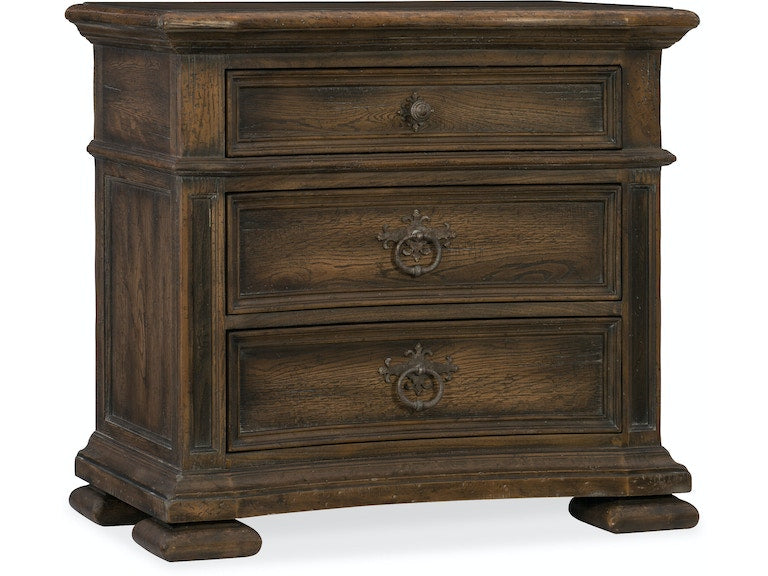 Hooker Furniture | Bedroom Elmendorf Three-Drawer Nightstand in Winchester, Virginia 1237
