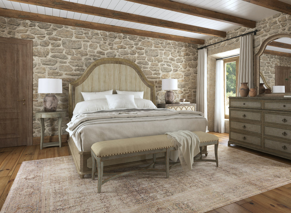 Hooker Furniture | Bedroom Lauro King Panel Bed with Metal 5 Piece Bedroom Set in Richmond,VA 0183