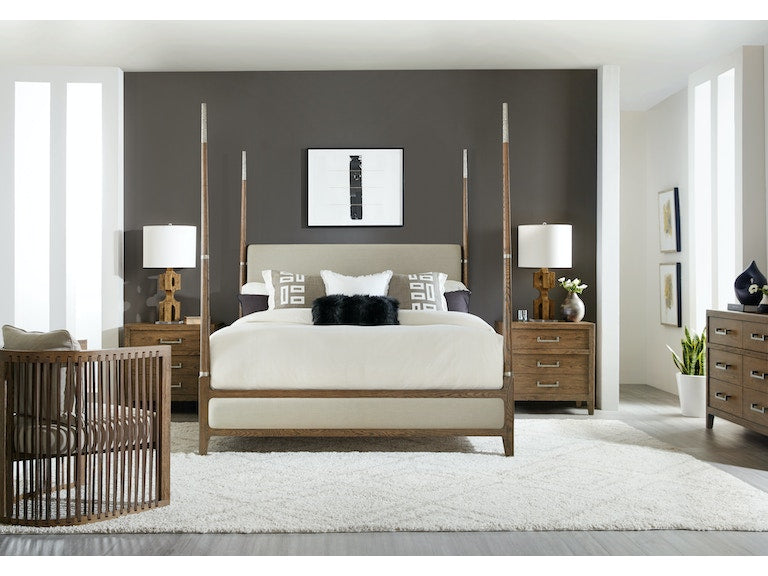 Hooker Furniture | Bedroom King Four Poster Bed 5 Piece Bedroom Set in Lynchburg, Virginia 0806