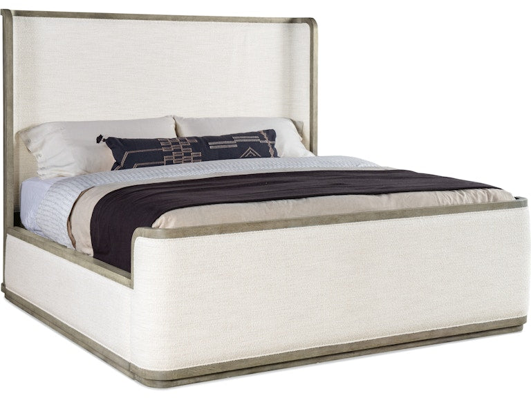 Hooker Furniture | Bedroom Boones Queen Upholstered Shelter Bed 5 Piece Set in Charlottesville, Virginia 1562