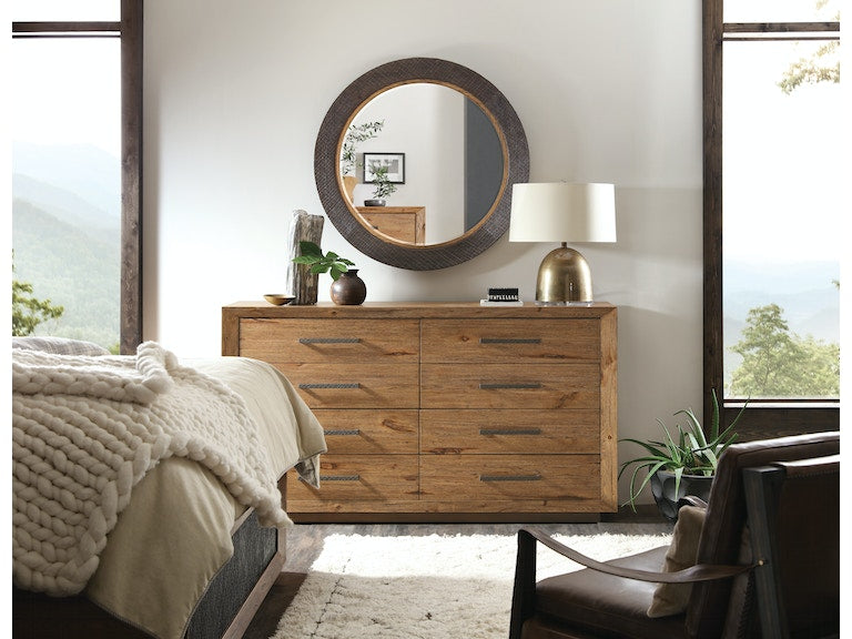 Hooker Furniture | Bedroom Eight Drawer Dresser & Round Accent Mirror in Richmond,VA 0373