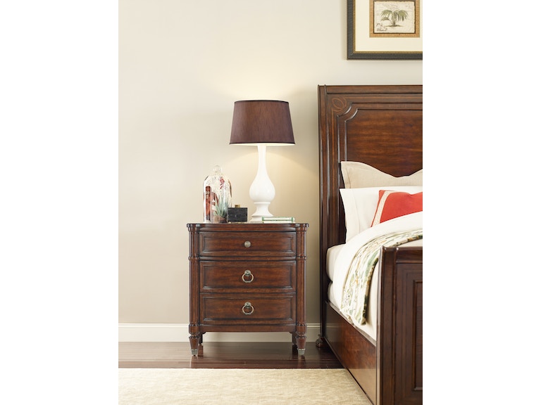 Charleston Bedroom Three-Drawer Nightstand in Richmond,VA 0824