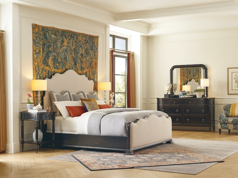 Hooker Furniture | Bedroom King Upholstered Bed 5 Piece Bedroom Set in Winchester, Virginia 0921