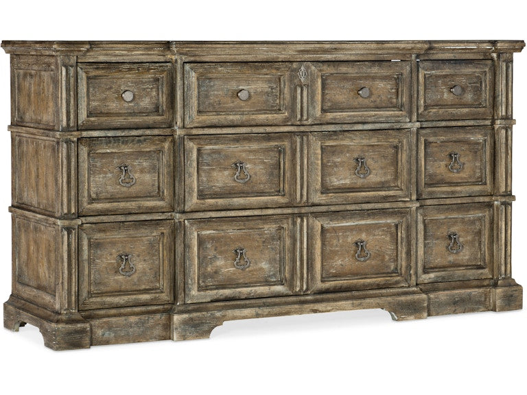 Hooker Furniture | Bedroom Bradshaw Queen Panel Bed 4 Piece Set in Charlottesville, Virginia 1373