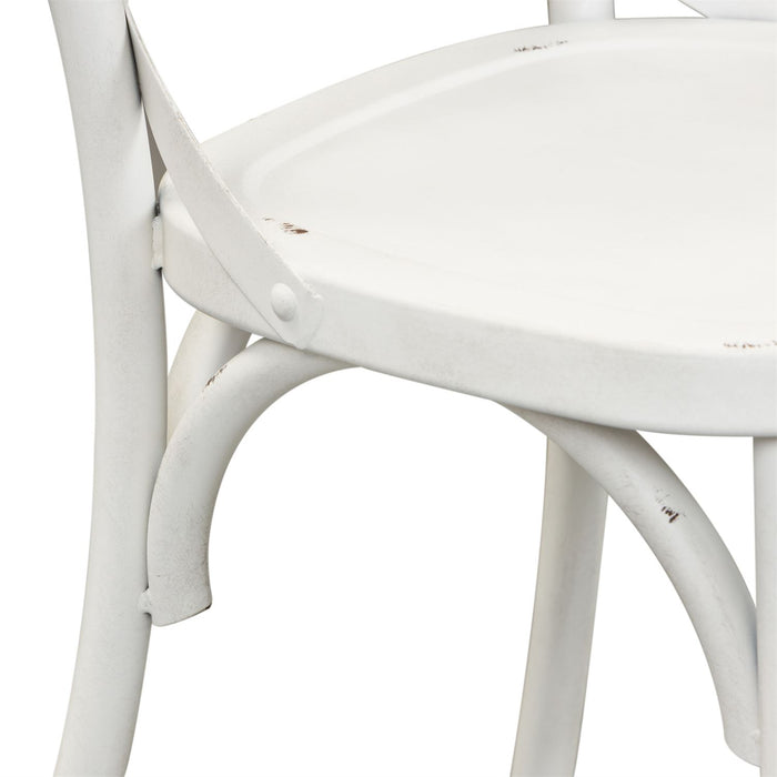 Liberty Furniture | Casual Dining X Back Counter Chairs - Antique White in Richmond,VA 12440