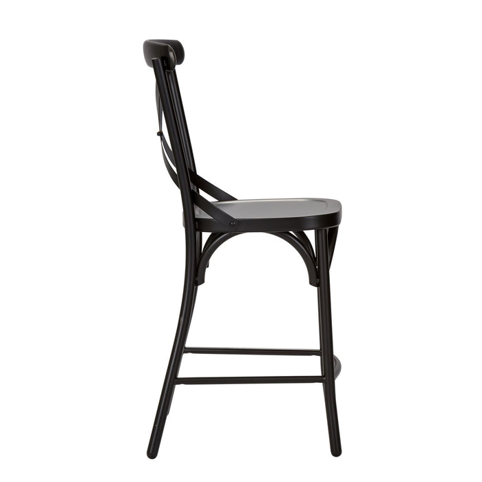 Liberty Furniture | Casual Dining X Back Counter Chairs - Black in Richmond Virginia 12333