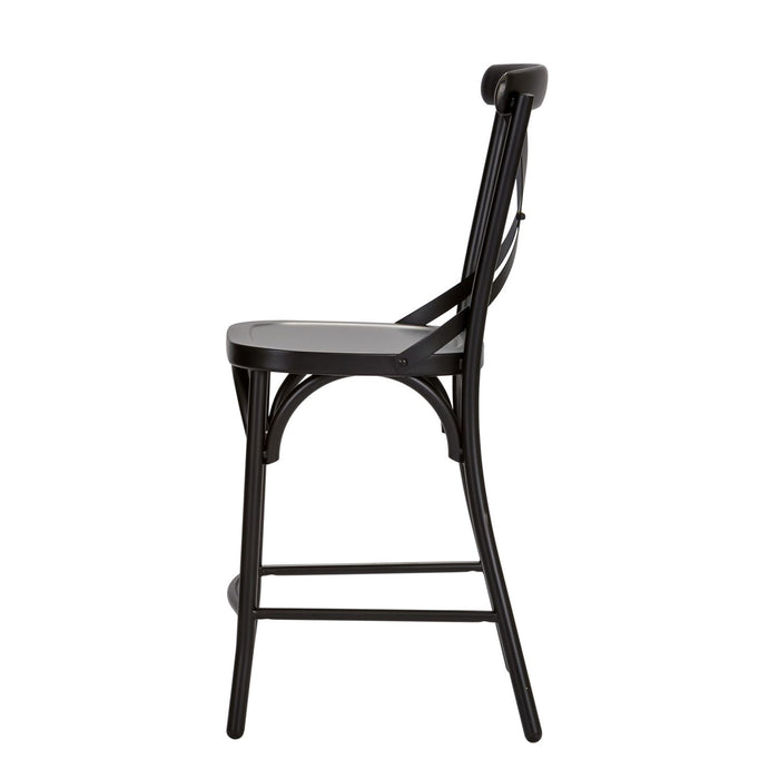 Liberty Furniture | Casual Dining X Back Counter Chairs - Black in Richmond Virginia 12335
