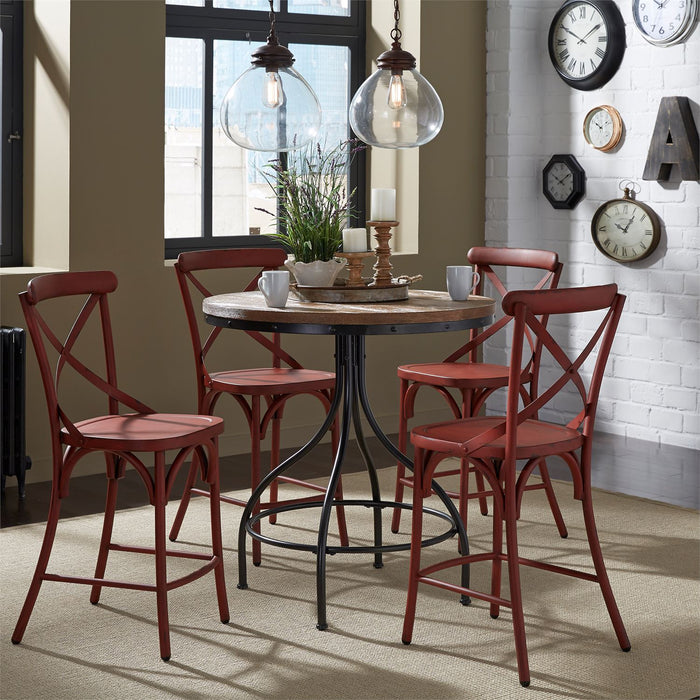 Liberty Furniture | Casual Dining X Back Counter Chairs - Red in Richmond Virginia 12390