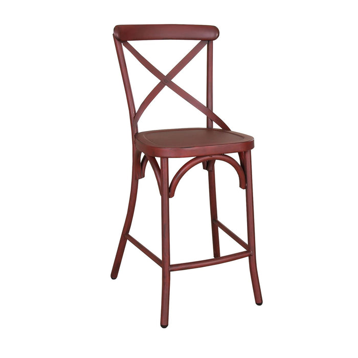 Liberty Furniture | Casual Dining X Back Counter Chairs - Red in Richmond Virginia 12386