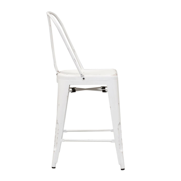 Liberty Furniture | Casual Dining Bow Back Counter Chairs - Antique White in Richmond,VA 12431