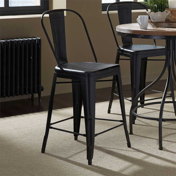 Liberty Furniture | Casual Dining Bow Back Counter Chairs - Black in Richmond Virginia 12337
