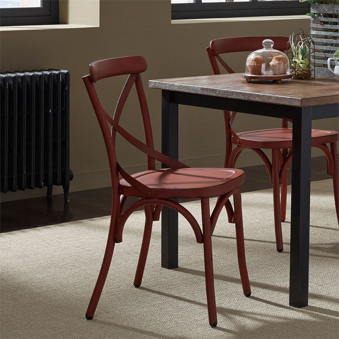 Liberty Furniture | Casual Dining X Back Side Chairs - Red in Richmond Virginia 12408