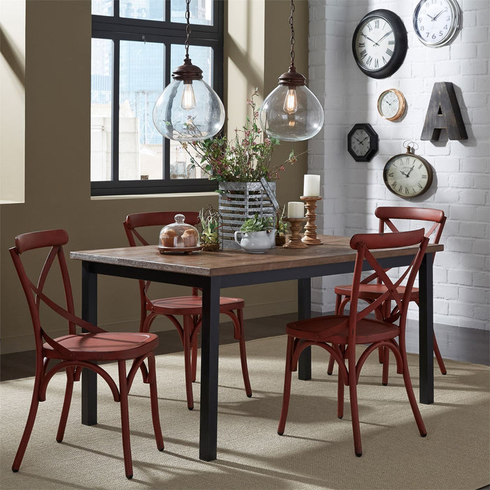 Liberty Furniture | Casual Dining X Back Side Chairs - Red in Richmond Virginia 12414