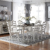 Liberty Furniture | Casual Dining 7 Piece Leg Table Sets in Charlottesville, Virginia 15740
