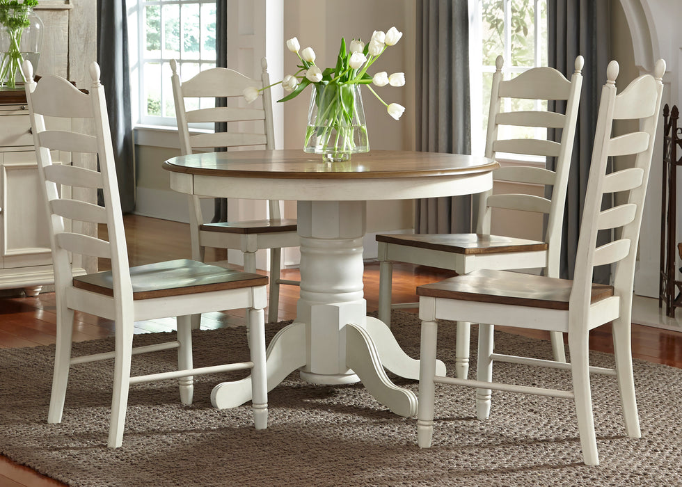 Liberty Furniture | Casual Dining 5 Piece Pedestal Table Sets in Lynchburg, Virginia 377