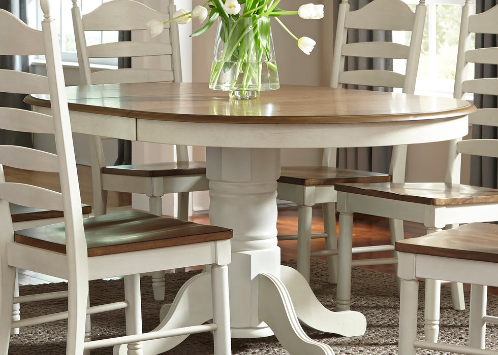 Liberty Furniture | Casual Dining 5 Piece Pedestal Table Sets in Lynchburg, Virginia 379