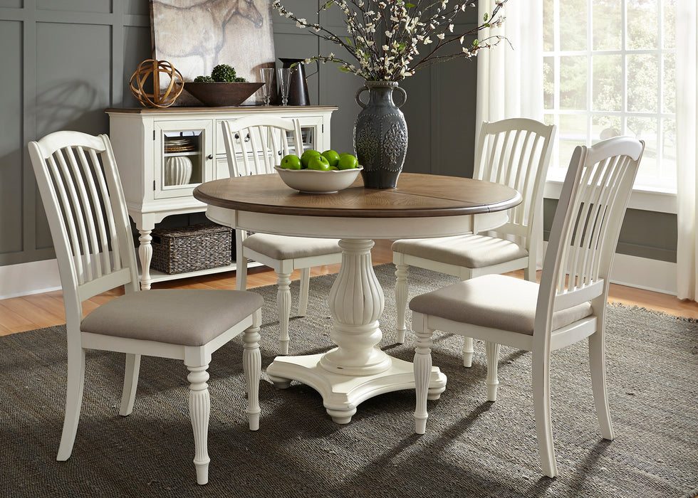 Liberty Furniture | Casual Dining 5 Piece Pedestal Table Sets in Washington D.C, MD 594