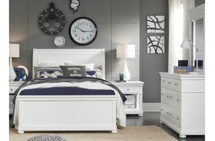 Legacy Classic Furniture | Youth Bedroom Complete Sleigh Bed Queen 4 Piece Bedroom Set in Richmond,VA 14013