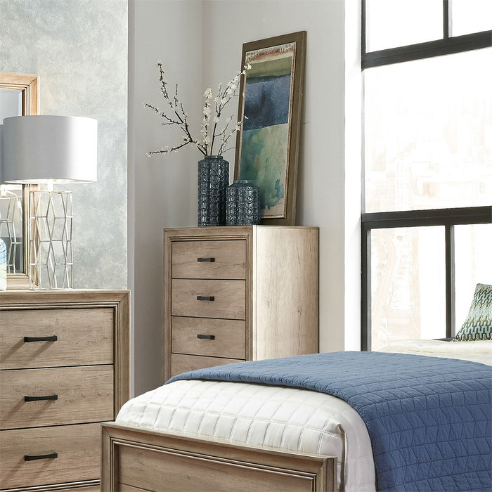 Liberty Furniture | Bedroom King Uph 4 Piece Bedroom Set in Winchester, VA 6455