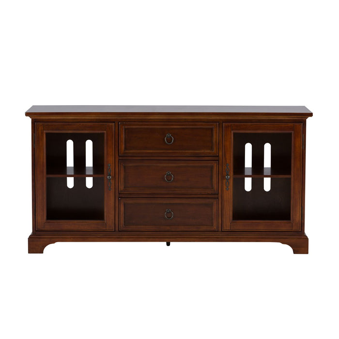 Liberty Furniture | Entertainment TV Console - 64 Inch - Cherry in Winchester, Virginia 4385