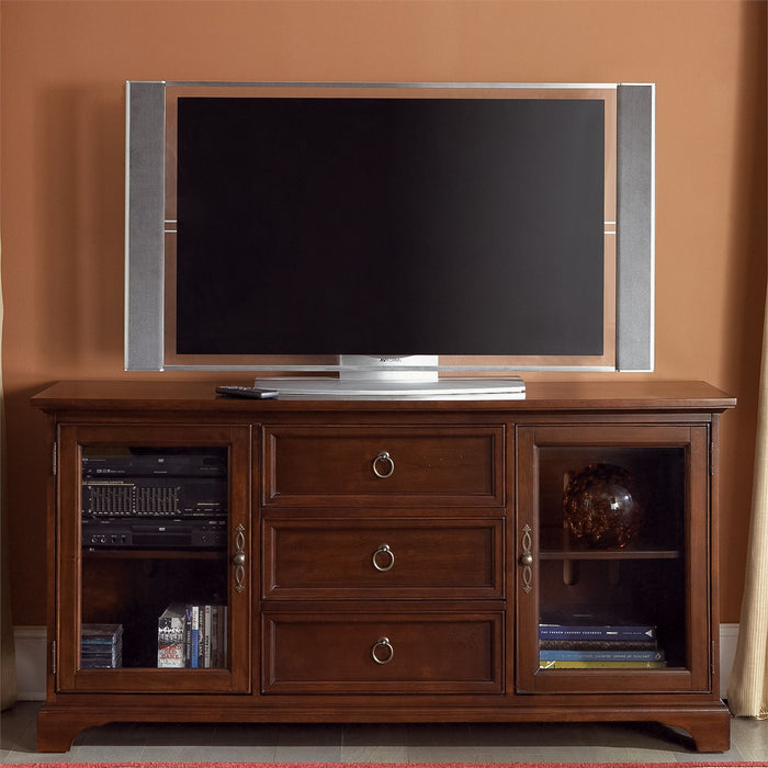 Liberty Furniture | Entertainment TV Console - 64 Inch - Cherry in Winchester, Virginia 1448