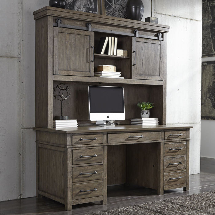 Liberty Furniture | Home Office Credenza & Hutch in Frederick, Maryland 7587