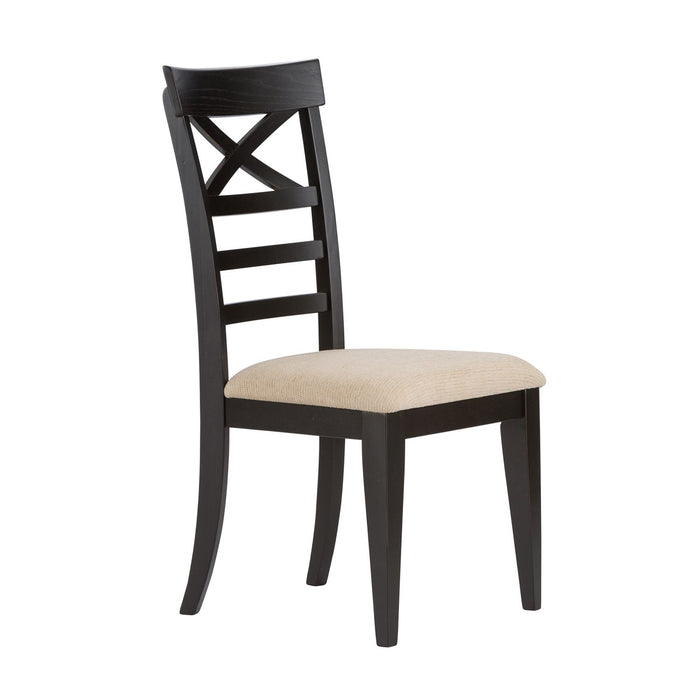 Liberty Furniture | Dining X Back Side Chairs - Black in Richmond Virginia 10960
