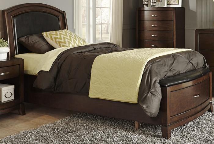 Liberty Furniture | Bedroom Twin Leather Storage Beds in Winchester, VA 92