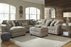 Ashley Furniture | Living Room 5 Piece Sectional With Left Chaise And Oversized Accent Ottoman in Pennsylvania 7400