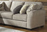 Pantomine Stationary Living Room 5 Piece Sectional With Left Chaise And Oversized Accent Ottoman