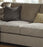 Pantomine Stationary Living Room 5 Piece Sectional With Right Chaise And Oversized Accent Ottoman