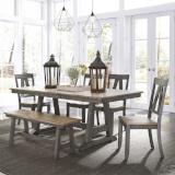 Liberty Furniture | Casual Dining 6 Piece Trestle Table Set in Annapolis, MD 7839