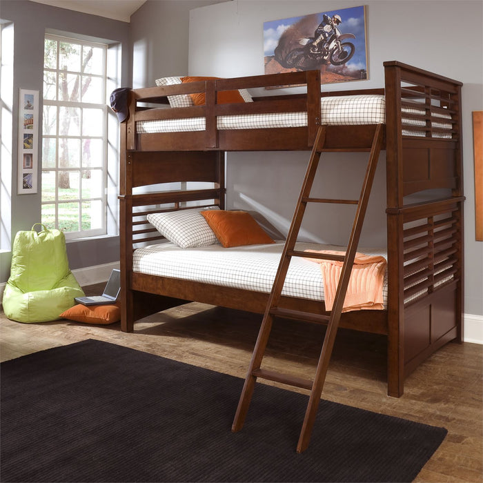 Chelsea Square Youth Twin Loft Bed w Cork Bed