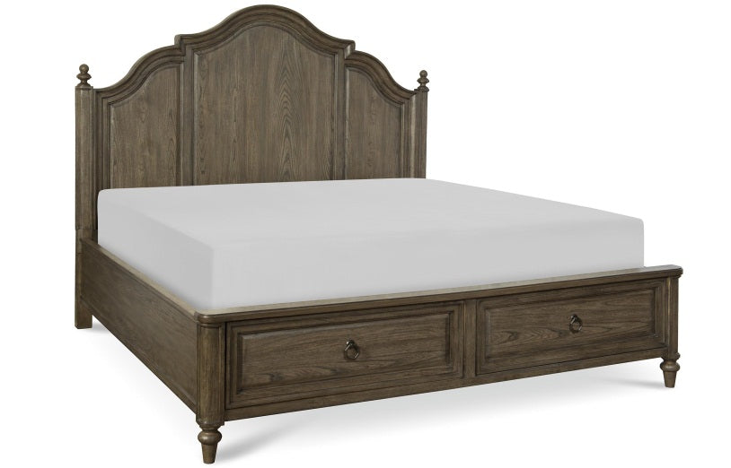 Legacy Classic Furniture | Bedroom Queen Panel Bed With Storage Footboard 3 Piece Bedroom Set in Pennsylvania 2824