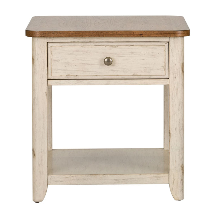 Liberty Furniture | Occasional End Table with Basket in  Richmond Virginia 8239