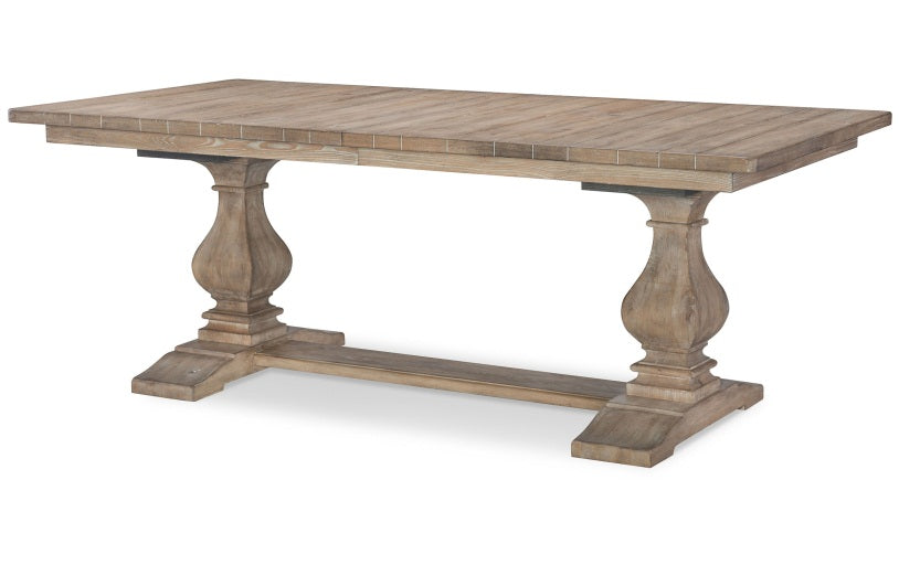 gacy Classic Furniture | Dining Trestle Table Opt 7 Piece Set in Pennsylvania 5456