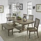 Liberty Furniture | Dining 6 Piece Trestle Table Set in Pennsylvania 7751